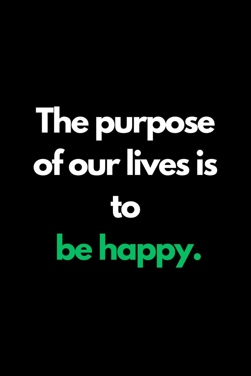 Be Happy Motivation Quote