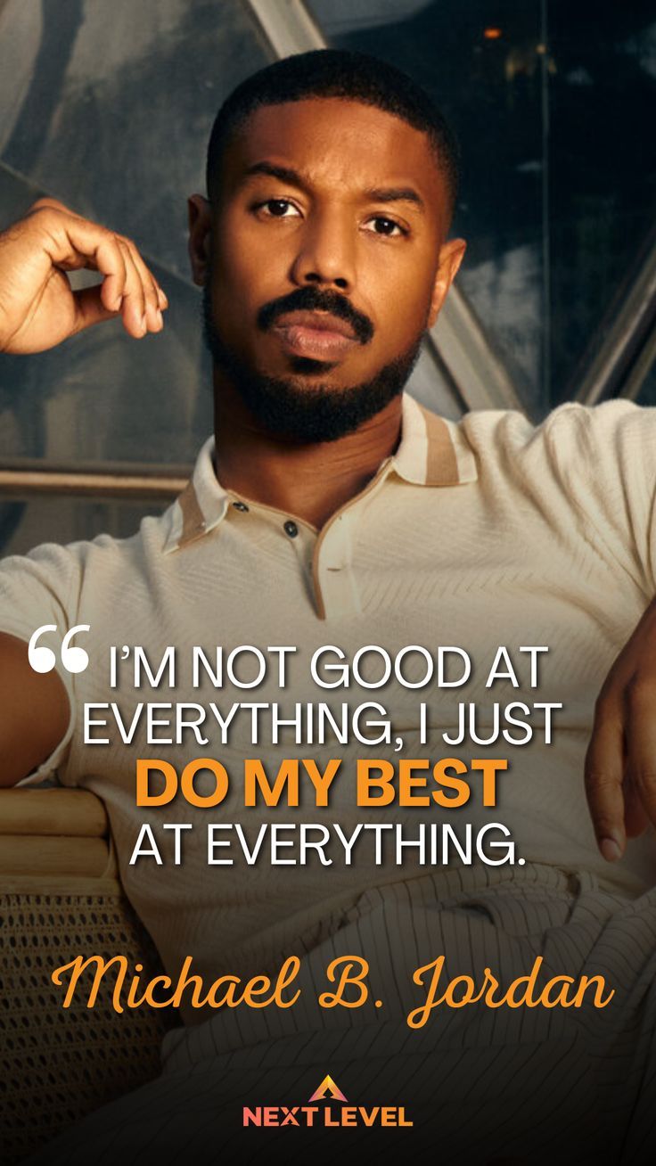 Motivational Quote Michael B Jordan