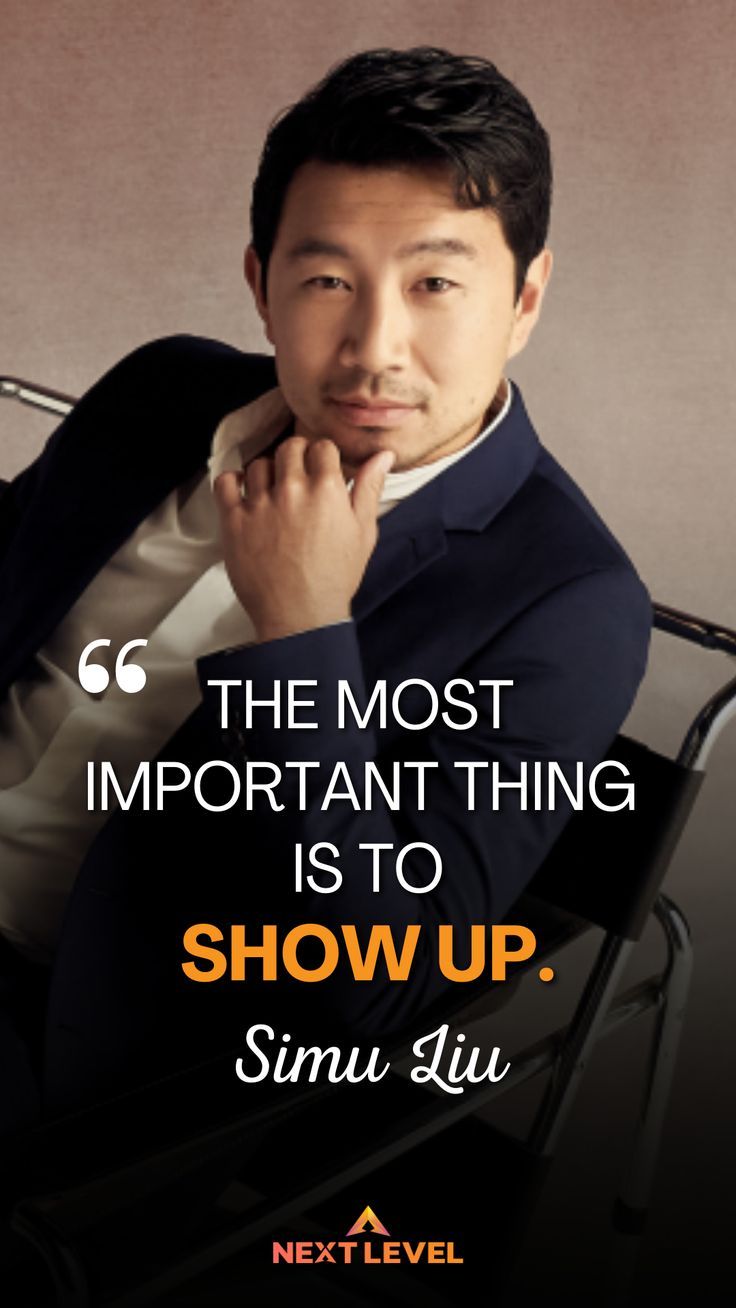 Motivational Quote Simu Liu