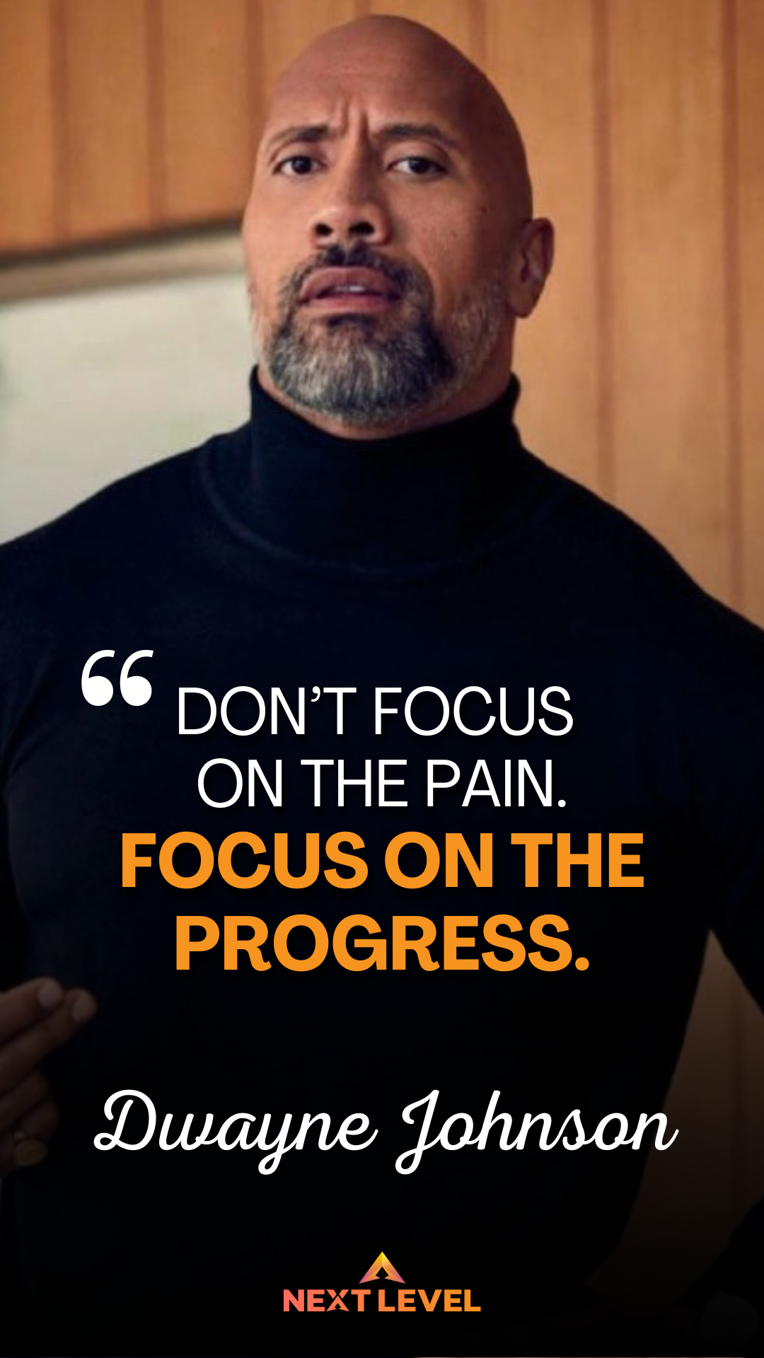 Motivational Quote Dwayne Johnson
