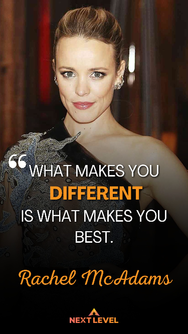Motivational Quote Rachel McAdams