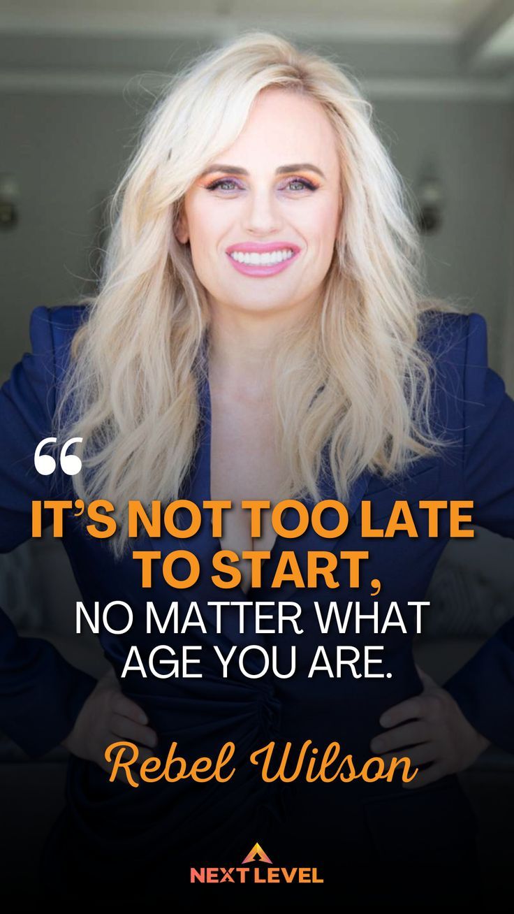 Motivational Quote Rebel Wilson