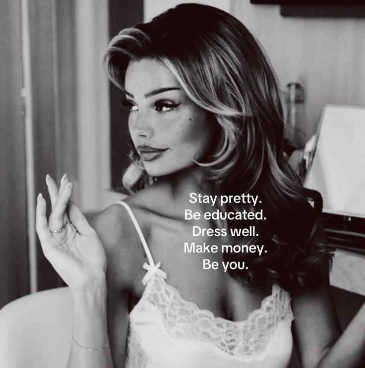 stay pretty lady