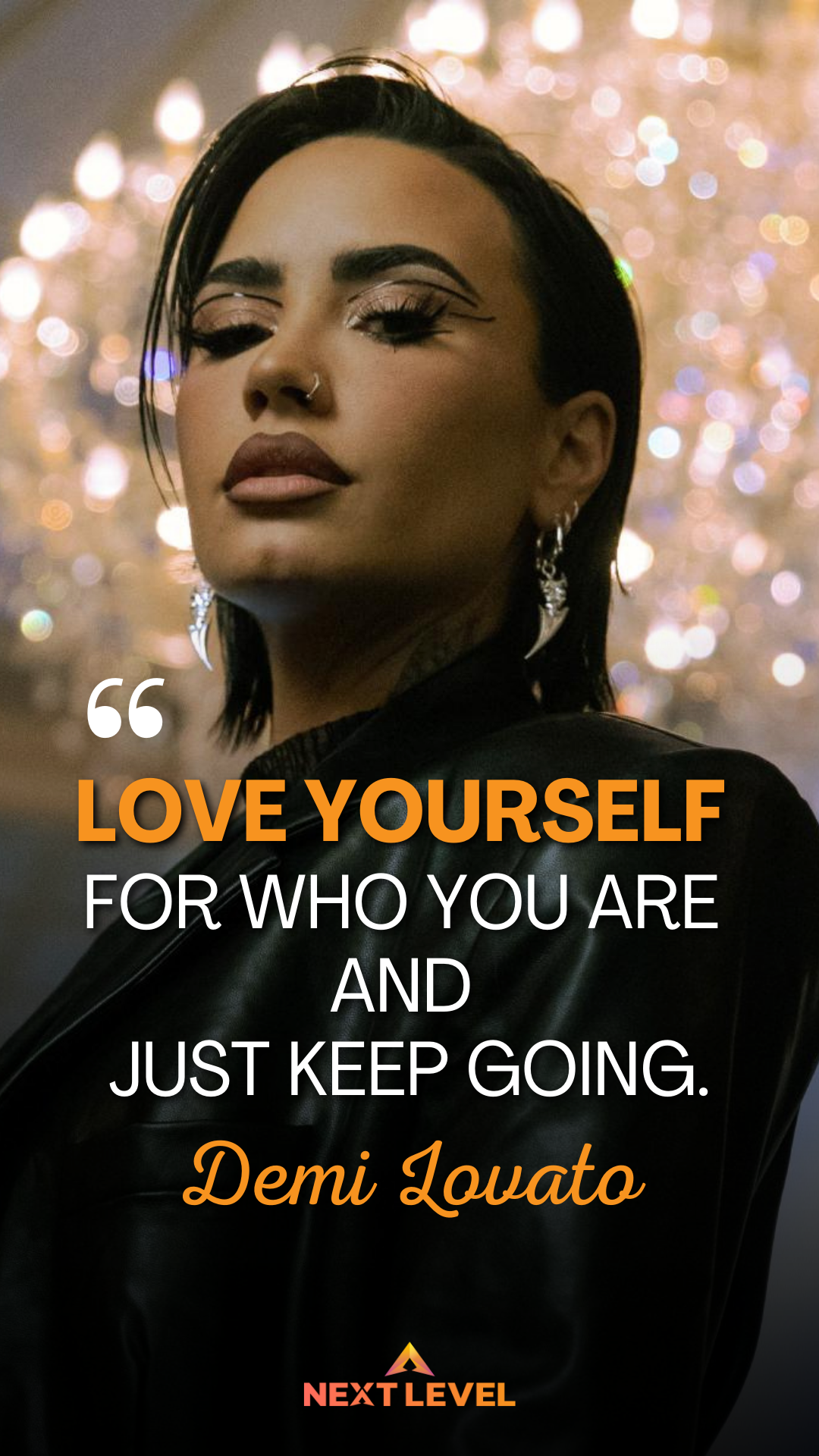 Motivational Quote Demi Lovato