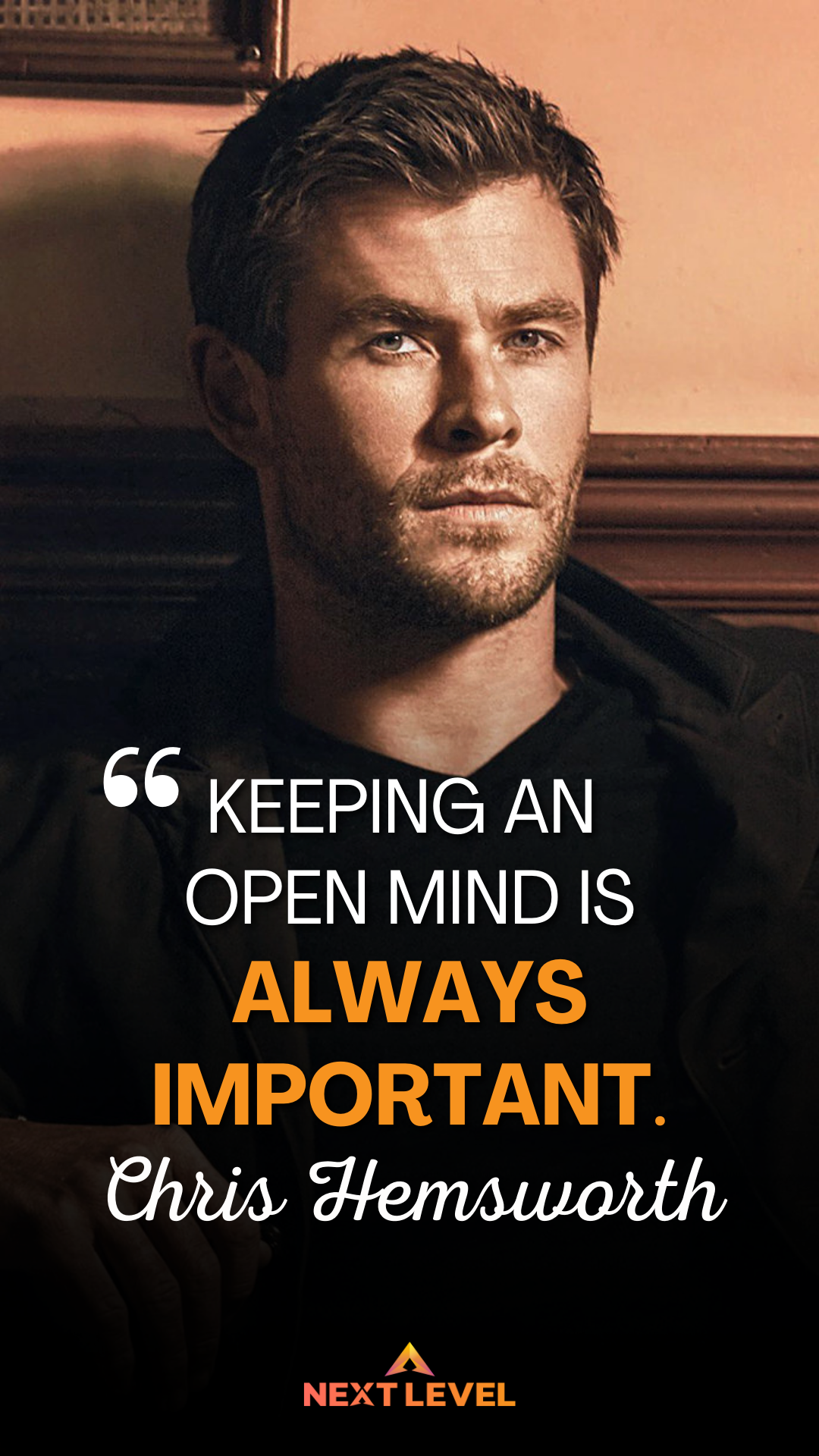 Motivational Quote Chris Hemsworth