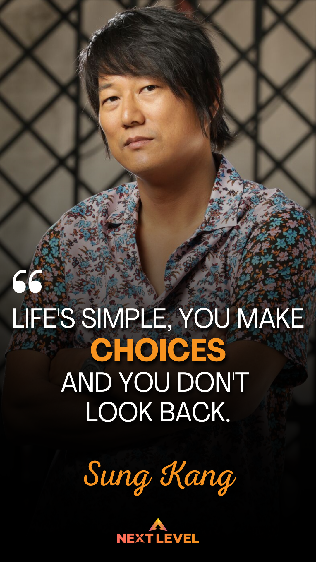 Motivational Quote Sung Kang