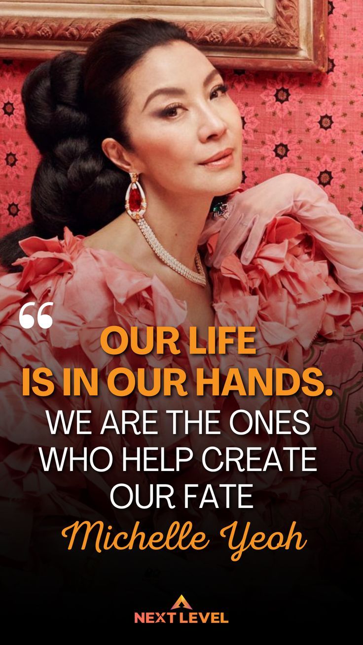 Motivational Quote Michelle Yeoh