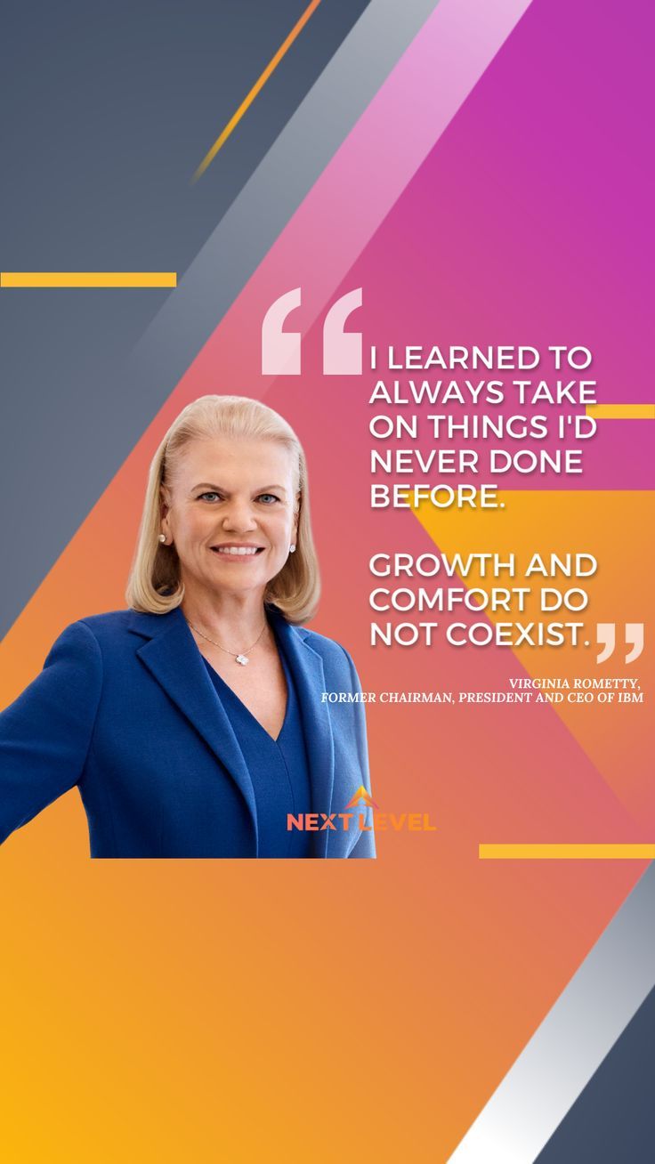 Motivational Quote Virginia Rometty