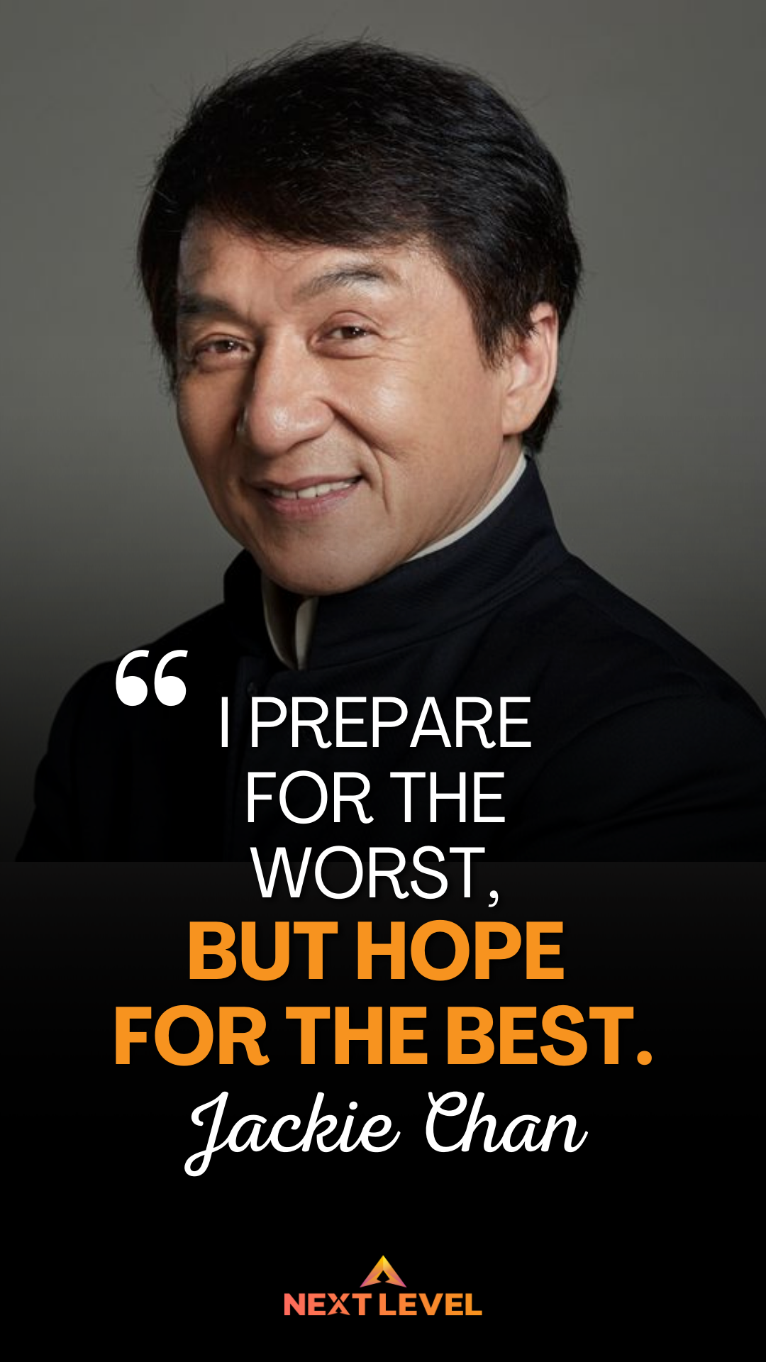 Motivational Quote Jackie Chan