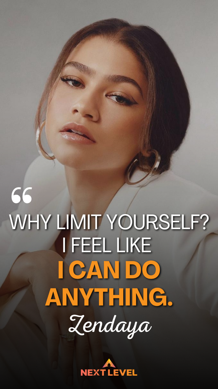 Motivational Quote Zendaya