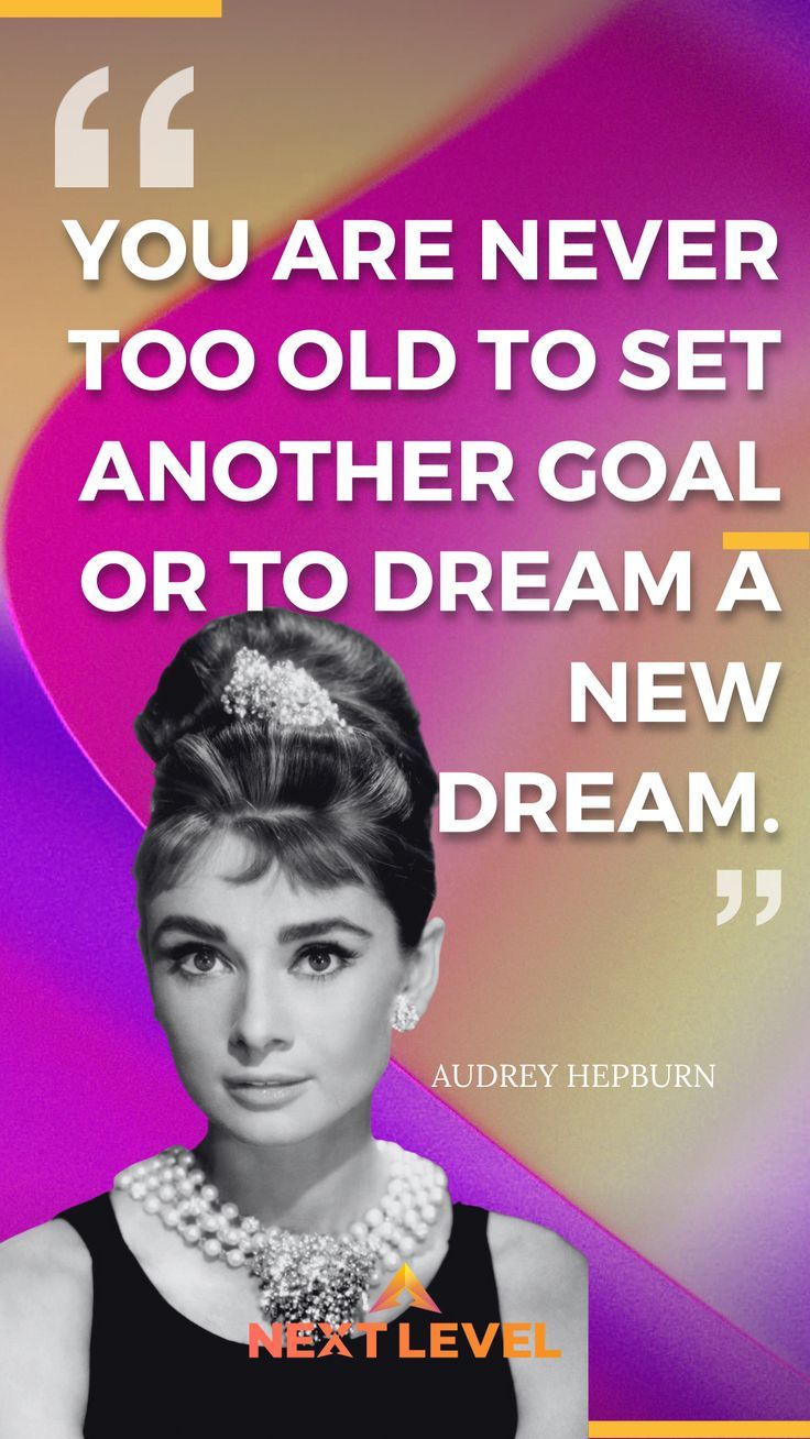 Motivational Quote Audrey Hepburn