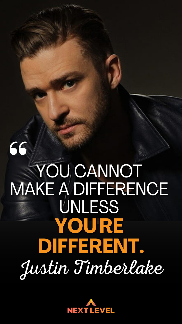 Motivational Quote Justin Timberlake