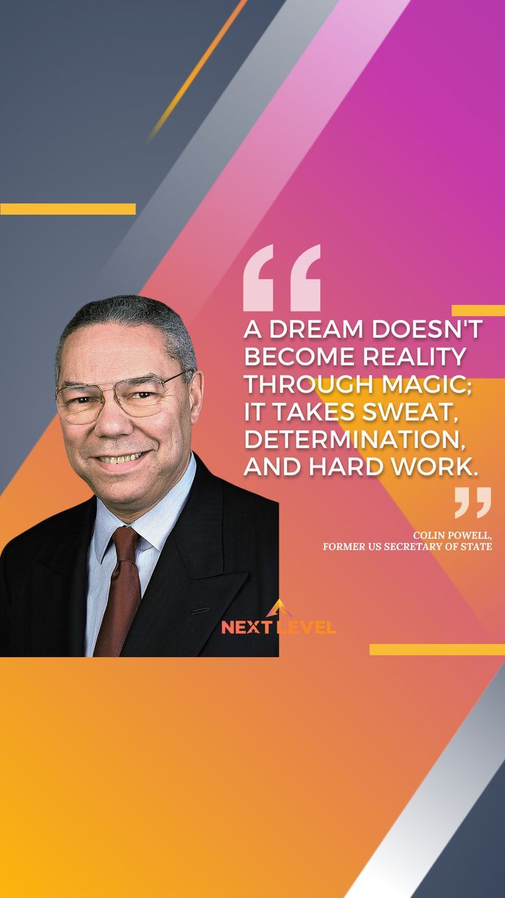 Motivational Quote Colin Powell
