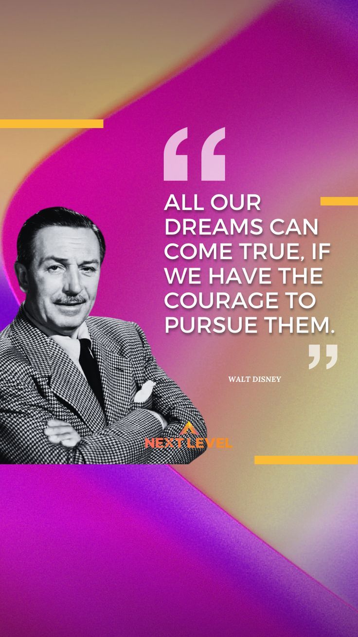 Motivational Quote Walt Disney
