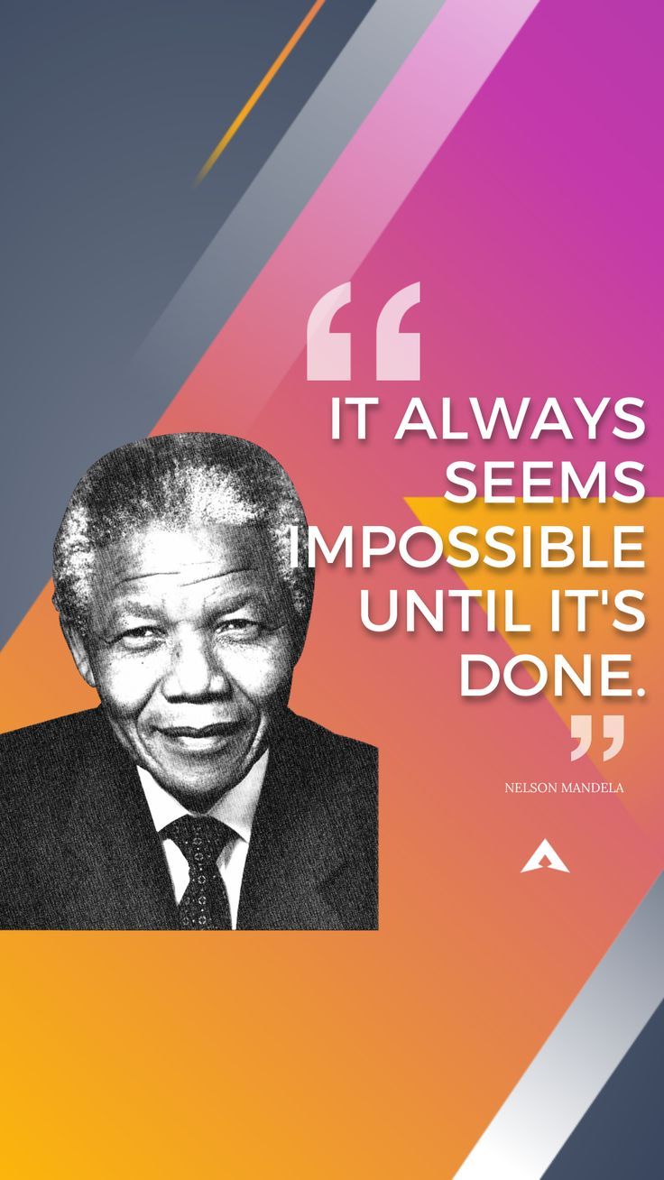 Motivational Quote Nelson Mandela